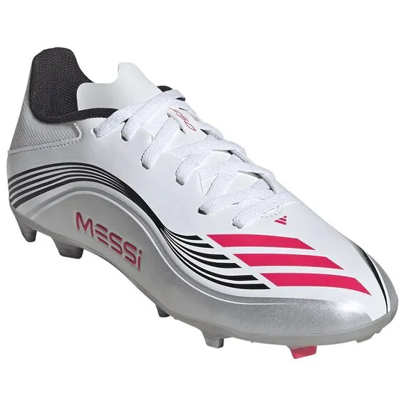 adidas Buty F50 Messi League Jr FG/MG JP7454, Kolor: biały, Rozmiar: 38 2/3, 4 zdjęcie