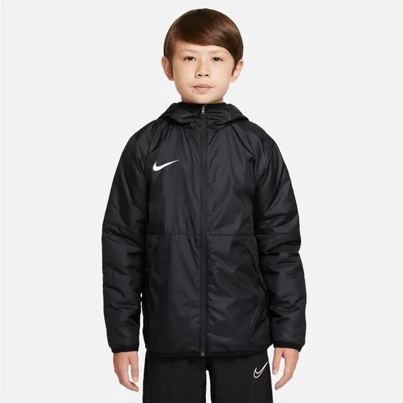 Nike Kurtka dziecięca Therma Repel Park Jr CW6159 010, Kolor: czarny, Rozmiar: XS (122-128cm)