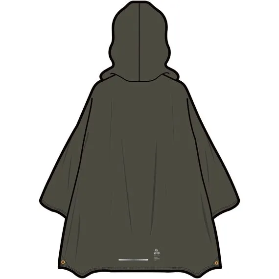 Poncho przeciwdeszczowe dla dorosłych VIKING Vesper zielone, 5 zdjęcie