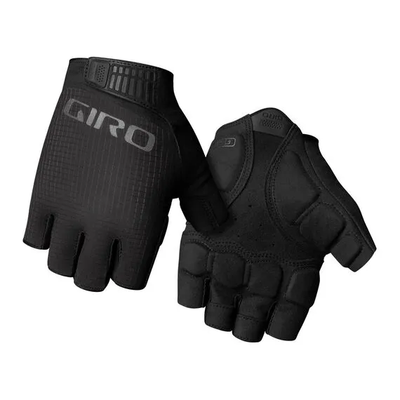 GIRO Rękawiczki męskie BRAVO II GEL czarny, Kolor: czarny, Rozmiar: M (obwód dłoni 203-229 mm / dł. dłoni 181-188 mm)