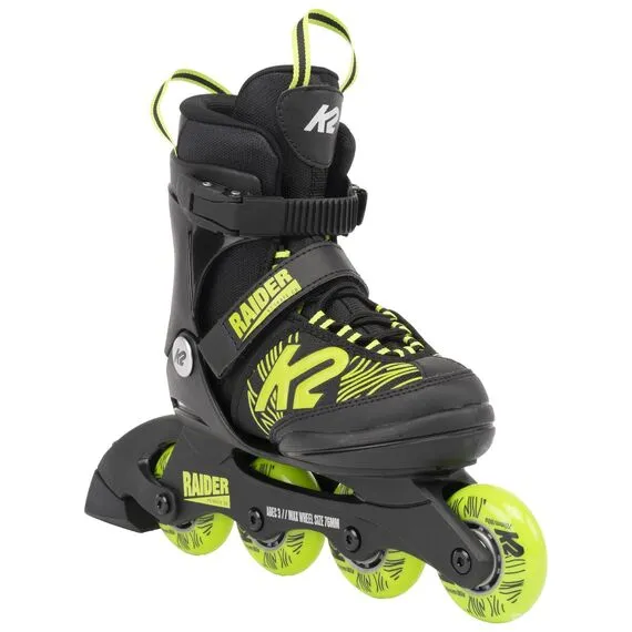 Rolki regulowane K2 RAIDER, Kolor: czarny, Rozmiar: 35-40