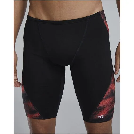 Spodenki pływackie męskie TYR BLDE SPL JAM SOREN czarno-czerwone