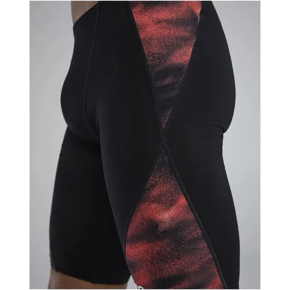 Spodenki pływackie męskie TYR BLDE SPL JAM SOREN czarno-czerwone, 2 zdjęcie