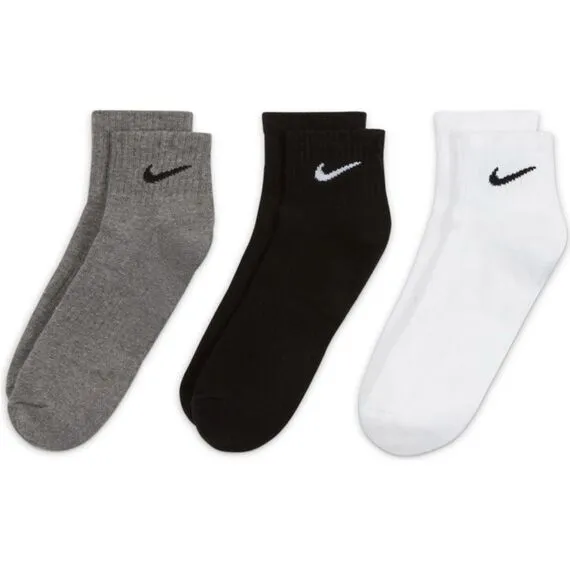 Skarpety Nike Everyday Cushion Ankle SX7667 964 3-pak multikolor, Kolor: Multikolor, Rozmiar: 46-50