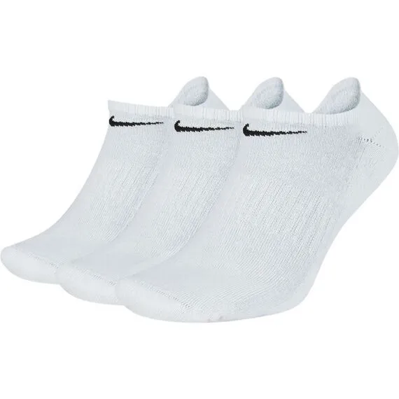 Skarpety Nike Everyday Cushioned 3Pack SX7673 100 białe 3-pak, Kolor: biały, Rozmiar: 38-42