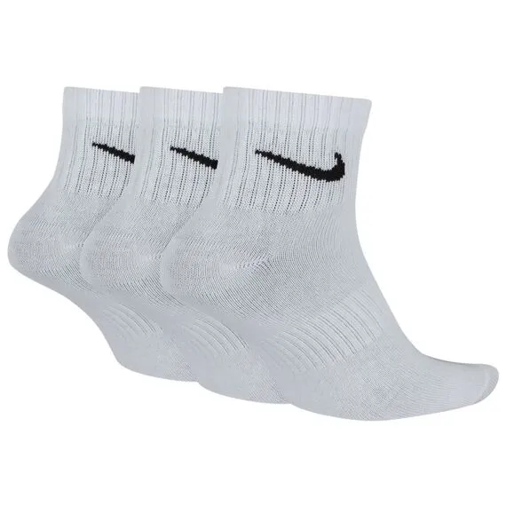 Skarpety Nike Everyday Lightweight Ankle SX7677 100 białe 3-pak, Kolor: biały, Rozmiar: 42-46, 2 zdjęcie