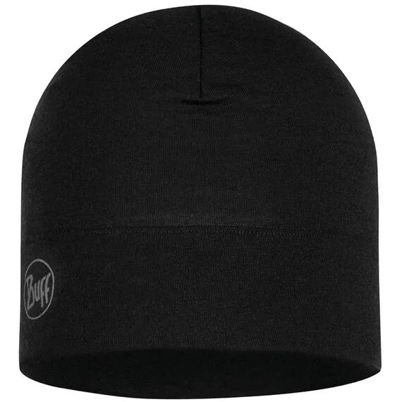 CZAPKA BUFF MERINO MIDWEIGHT BEANIE SOLID BLACK