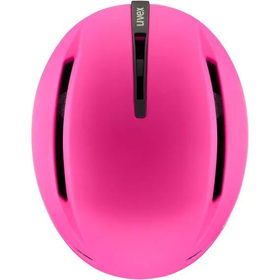 UVEX Kask narciarski dziecięcy Viti fuksjowy, Kolor: fuksjowy, Rozmiar: 51-55, 4 zdjęcie