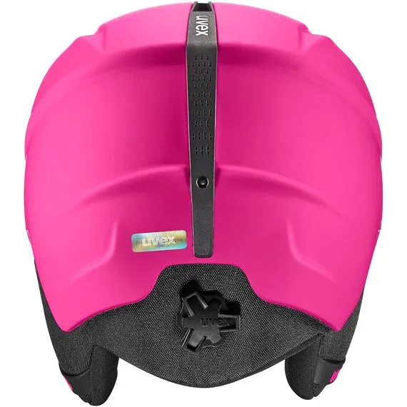 UVEX Kask narciarski dziecięcy Viti fuksjowy, Kolor: fuksjowy, Rozmiar: 51-55, 5 zdjęcie