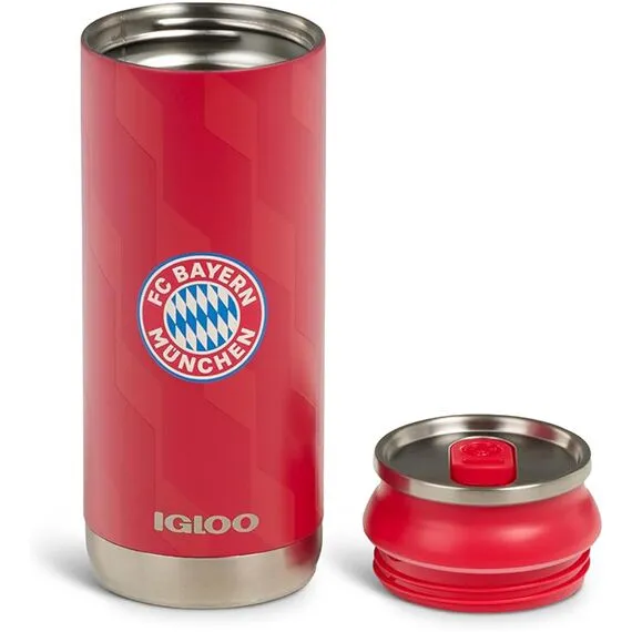 Butelka termiczna IGLOO 16 OZ Can FC Bayern Munich (0,47 litra), Kolor: czerwony, Rozmiar: one size, 2 zdjęcie