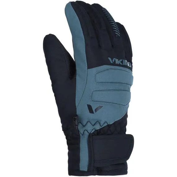 Rękawice narciarskie dziecięce VIKING Flinx Ski Kids z membraną czarne Rękawice narciarskie dziecięce VIKING Flinx Ski Kids z membraną czarne