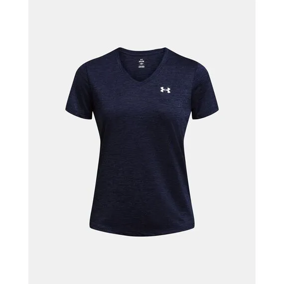 UNDER ARMOUR koszulka damska t-shirt sportowy SSV-Twist, Kolor: granatowy, Rozmiar: M