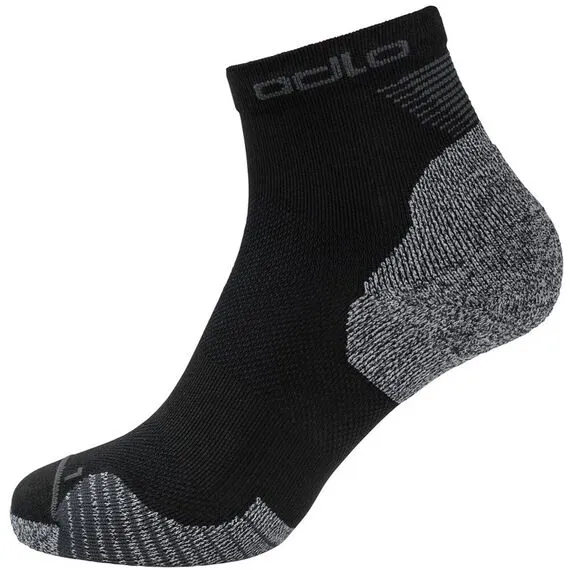 ODLO Skarpety Ceramicool Run Socks quarter czarne, Kolor: czarny, Rozmiar: 45/47