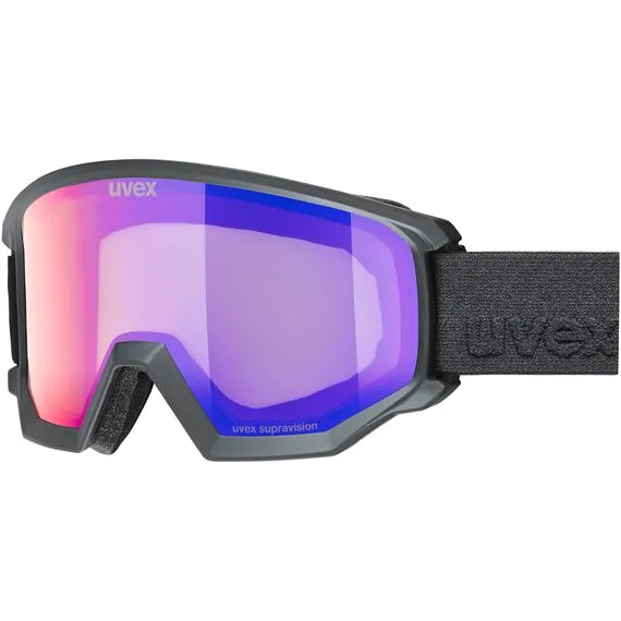 Gogle narciarskie UVEX Athletic FM, Kolor: czarny, Rozmiar: one size