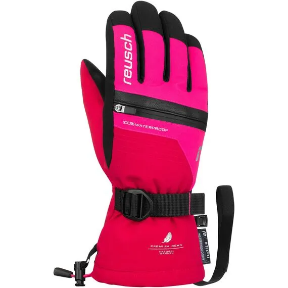 REUSCH Reusch rękawice narciarskie Lando R-TEX XT Junior różowy, Kolor: różowy, Rozmiar: 5.5