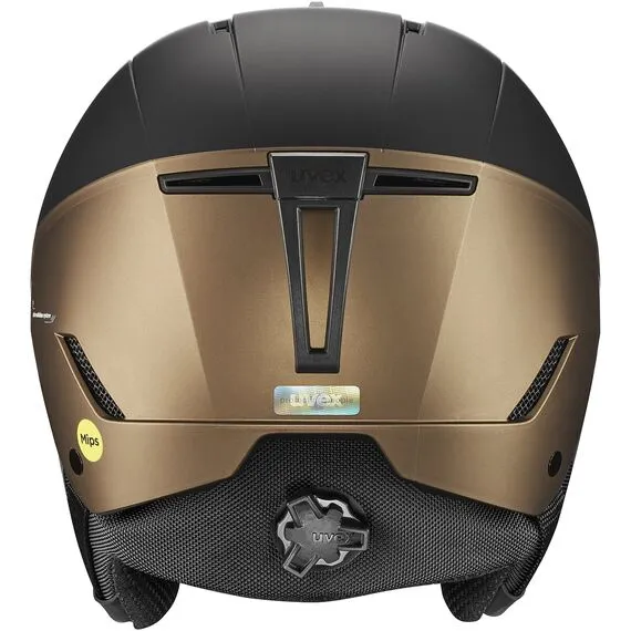 UVEX kask narciarski z technologią hardshell z MIPS Stance brązowy, Kolor: brązowy, Rozmiar: 51-55, 3 zdjęcie