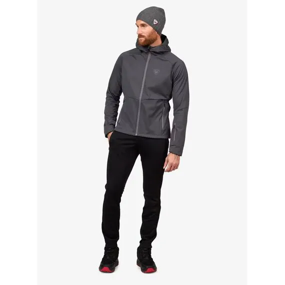 ROSSIGNOL KURTKA softshell MĘSKA GENETYS HOOD JKT szara, Kolor: szary, Rozmiar: M, 3 zdjęcie