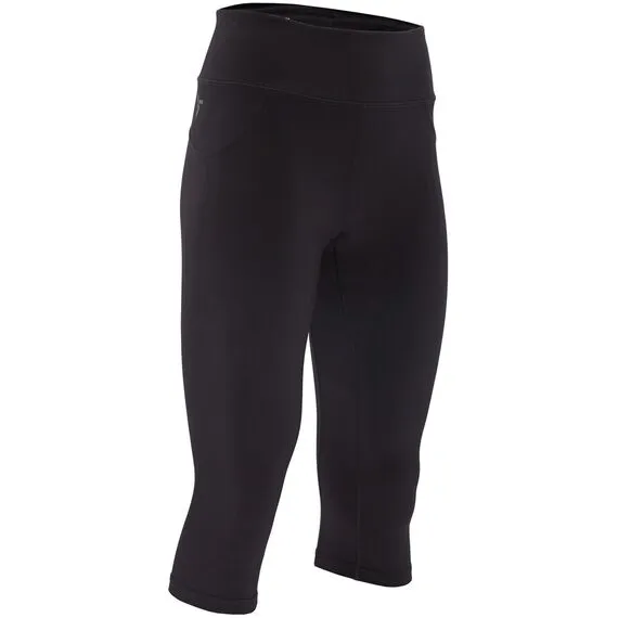 Spodenki Damskie 3/4 SILVINI Luttana WP2246, Kolor: czarny, Rozmiar: XL