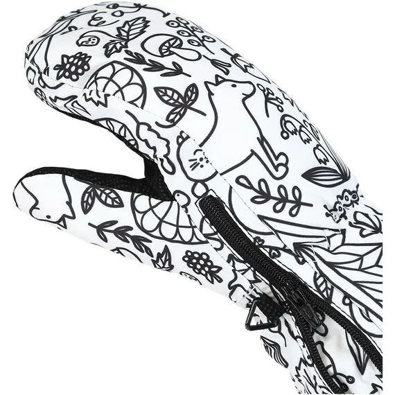 VIKING Rękawice Zimowe Dziecięce Jednopalczaste Motiv Kids Białe, Kolor: biały, Rozmiar: 5, 3 zdjęcie