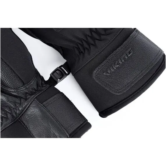 Rękawice Zimowe ze Skórą Naturalną VIKING Knox Multifunction, Kolor: czarny, Rozmiar: 8, 8 zdjęcie