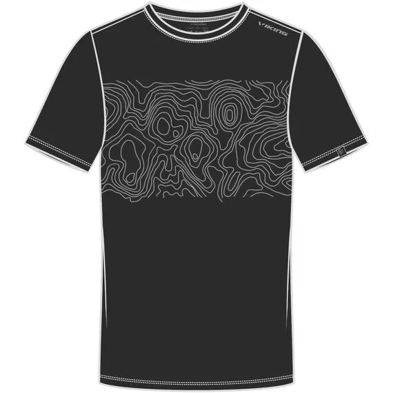 VIKING T-shirt Lenta Bamboo Light Man, Kolor: czarny, Rozmiar: L