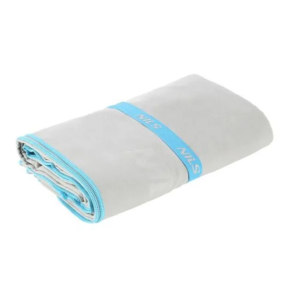 Ręcznik turystyczny szybkoschnący z mikrofirby 200x90cm NILS CAMP NCR13 szary, Kolor: szary, Rozmiar: 200 x 90 cm, 4 zdjęcie