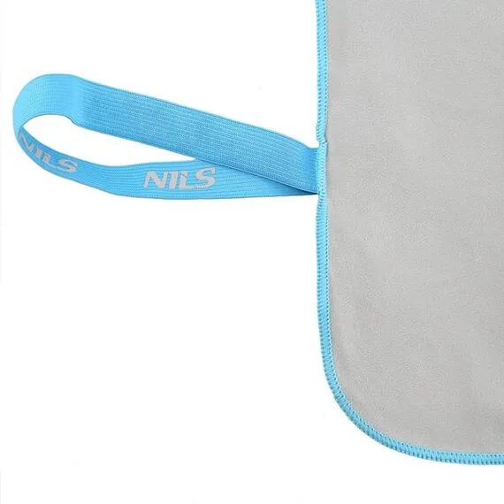 Ręcznik turystyczny szybkoschnący z mikrofirby 200x90cm NILS CAMP NCR13 szary, Kolor: szary, Rozmiar: 200 x 90 cm, 8 zdjęcie