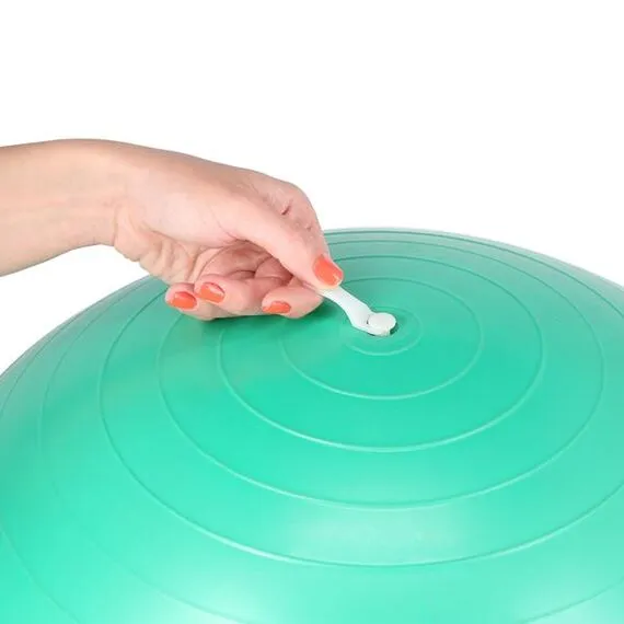 HMS YB01 piłka gimnastyczna fitness do ćwiczeń niebieska, Kolor: jasnoniebieski, Rozmiar: 75 cm, 6 zdjęcie