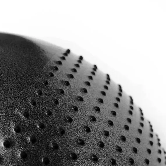 HMS YB03 piłka gimnastyczna do ćwiczeń fitness z wypustkami 75cm czarny, Kolor: czarny, Rozmiar: 75 cm, 4 zdjęcie