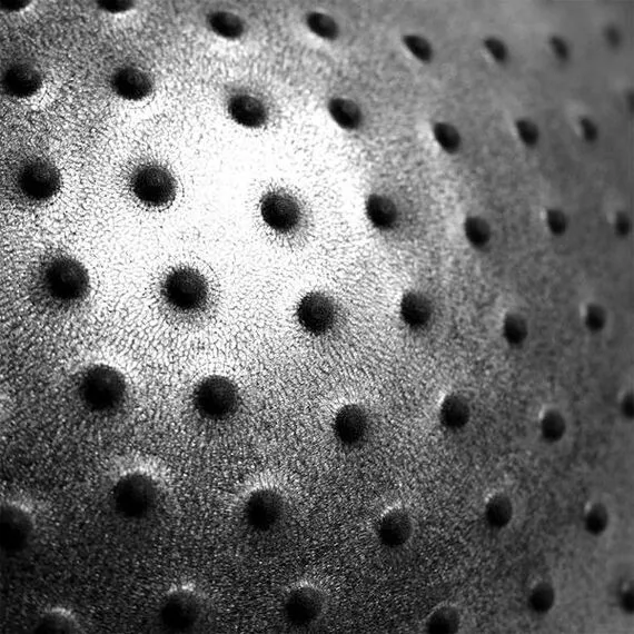 HMS YB03 piłka gimnastyczna do ćwiczeń fitness z wypustkami 75cm czarny, Kolor: czarny, Rozmiar: 75 cm, 6 zdjęcie