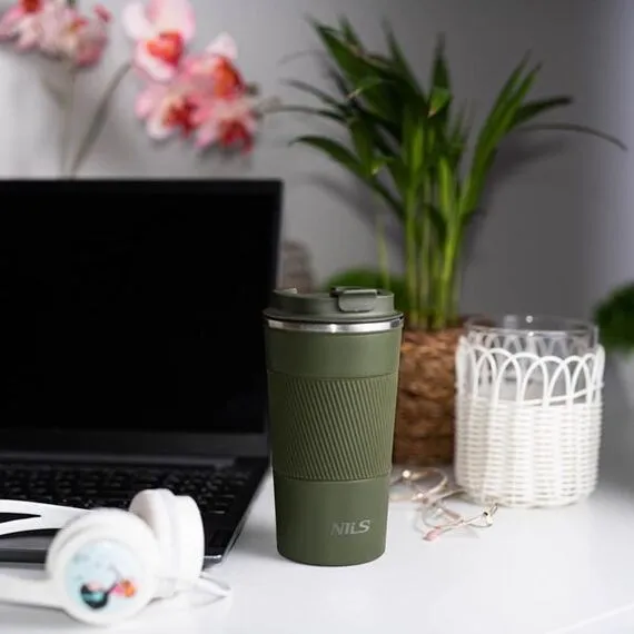 NCC09 Zielony Kubek Termiczny NILS, 15 zdjęcie