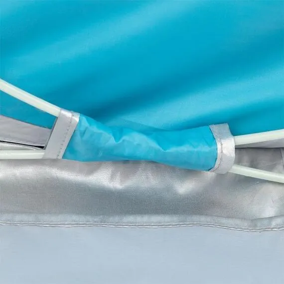 NILS NC3173 Niebiesko-Szary Namiot Plażowy Samorozkładający Podłoga Camp, 15 zdjęcie