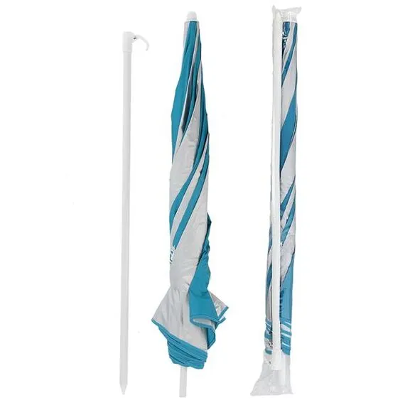 NILS NC7813 Turkusowy Parasol Plażowy  180 Cm, 11 zdjęcie