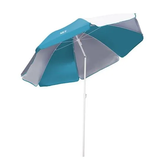 NILS NC7813 Turkusowy Parasol Plażowy  180 Cm, 4 zdjęcie