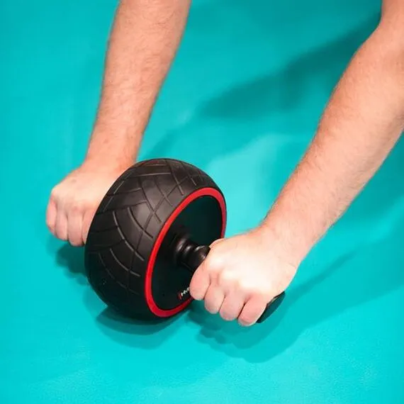 Wałek Fitness Do Ćwiczeń WA14 + Mata HMS, 9 zdjęcie