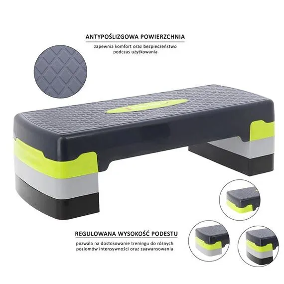 HMS AS002 Step Do Aerobiku, Kolor: zielony, 12 zdjęcie