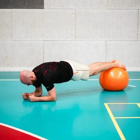 YB02 NEW 55CM ANTI-BURST PIŁKA GIMNASTYCZNA HMS, Kolor: pomarańczowy, Rozmiar: 55 cm, 15 zdjęcie