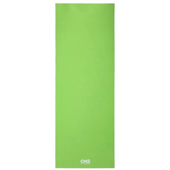 Mata do ćwiczeń fitness i jogi 173x61cm ONE FITNESS zielona, Kolor: zielony, 4 zdjęcie