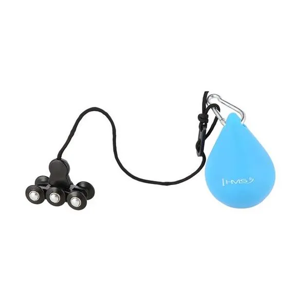 ZESTAW Hula Hop Hhw01 Blue Z Wypustkami I Obciążnikiem + Pas Br163 Red HMS, Kolor: niebieski, 15 zdjęcie