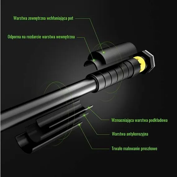 DD201 Drążek Rozporowy 90-130 Cm HMS PREMIUM, 7 zdjęcie