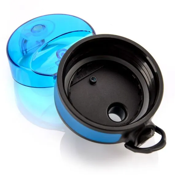 METEOR Bidon Sportowy 500 ml czarno-biały, Kolor: niebieski, Waga: 0.15, 7 zdjęcie