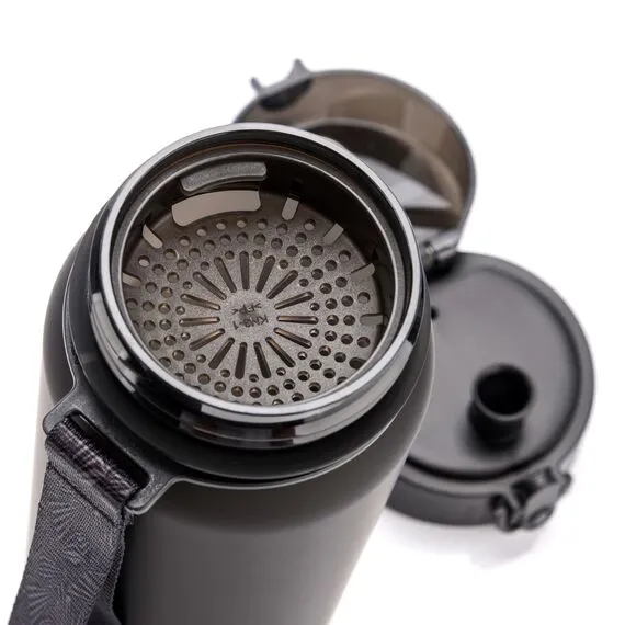 METEOR Bidon Sportowy 650 ml czarna, Kolor: czarny, Waga: 0.17, 10 zdjęcie