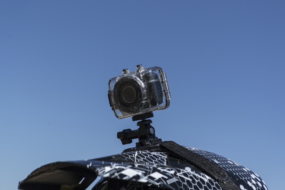 Kamerka sportowa na kask.