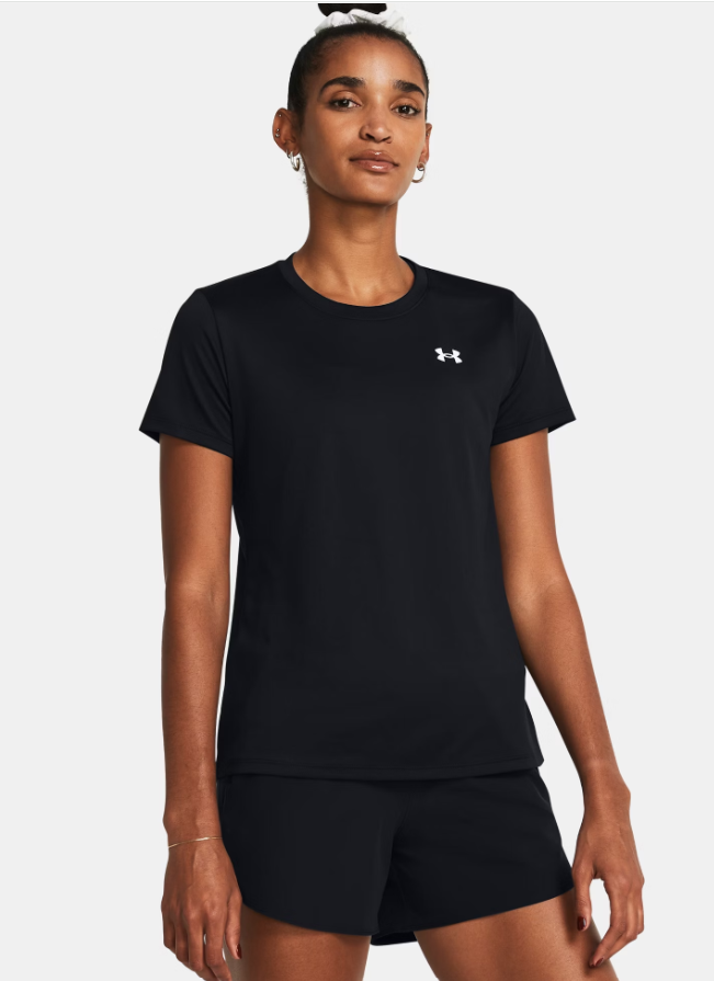 UNDER ARMOUR koszulka t-shirt damski sportowy Tech SSV- Solid czarna (M)