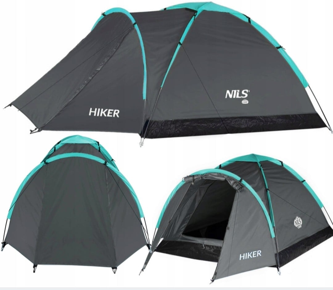 NILS CAMP NC6010 SZARY NAMIOT KEMPINGOWY HIKER (one size)