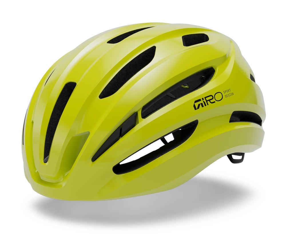 Kask szosowy GIRO ISODE II gloss hi viz yellow roz. Uniwersalny (54-61)