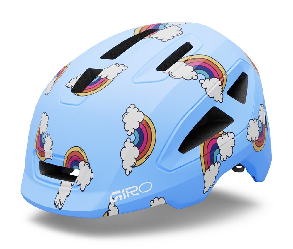 Kask dziecięcy GIRO SCAMP II matte multi rainbow (49-53)