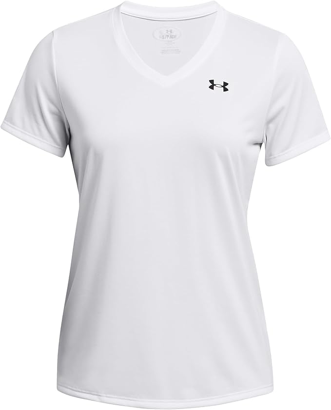UNDER ARMOUR koszulka treningowa damska Tech SSV- Solid biała (XL)
