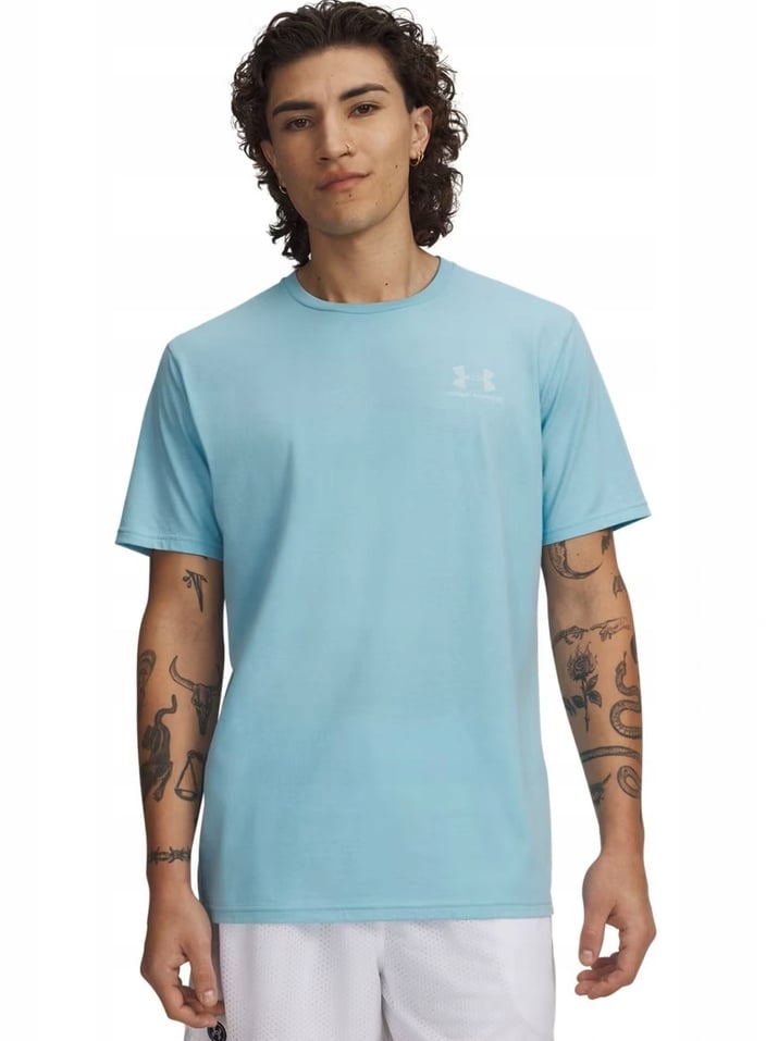 UNDER ARMOUR treningowa męska UA M SPORTSTYLE LC SS niebieska (XL)