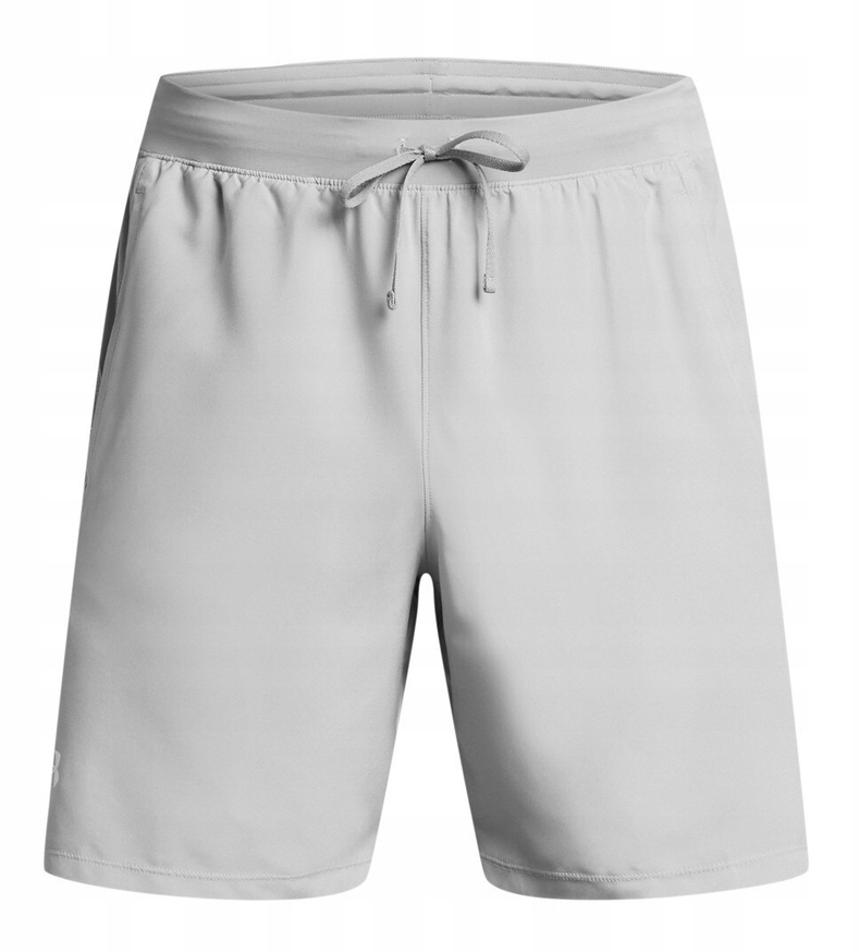 UNDER ARMOUR krótkie spodenki męskie UA LAUNCH 7&amp;#039;&amp;#039; UNLINED SHORTS szare (L)